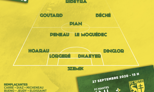 Dans le vestiaire, J3 : FC Nantes - FC Metz