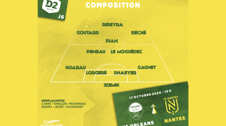 Dans le vestiaire, J-6 : US Orléans Loiret – FC Nantes