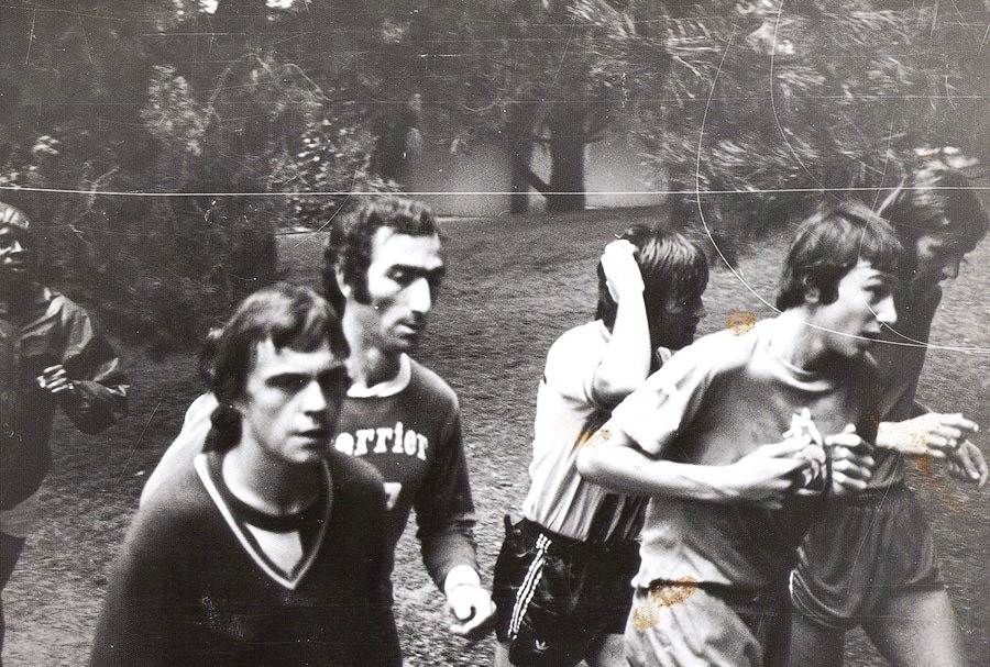 René Donoyan à l'entrainement